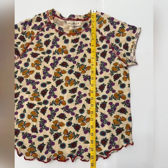 NWT Natural Life Lily Cotton Short Sleeve Tee Shirt Size Medium - Picture 11 of 11